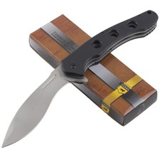 Timber Wolf Kukri Tactical Beast Folding Pocket Knife Black G10 Handle picture