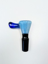14mm Blue Bubble Trap Premium Quality Glass Bowl Slide Bong Water Pipe Hookah picture