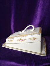 Nippon Covered Cheese Dish With Gold Trim picture