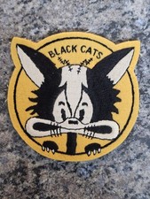 Rare Original 1940's 1950's Navy Black Cats VPB-44 Patrol Bombing Squadron Patch picture