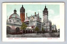 London-England, Imperial Institute, Antique, Vintage Souvenir Postcard picture