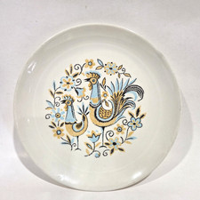 Vintage Steubenville Peacock Garden Dinner Plate 10
