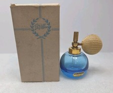 Vtg DeVilbiss S250-909 Perfume Atomizer MINT Blue Glass Box Foil Label Never Use picture