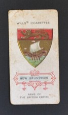 1910 Wills's Arms of the British Empire Series Cigarette Card #42 New Brunswick picture