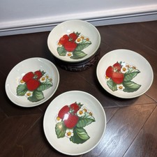 DESSIN ORIGINAL Villeroy & Boch Small Footed Bowl 5.25” made Luxembourg set 4 picture