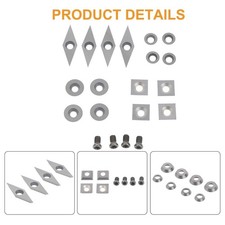 Comprehensive For Woodturning Kit with Carbide Cutter Inserts 20pcs picture