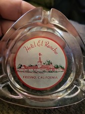 Vintage Hotel El Rancho Ashtray, Fresno, California - windmill on roof picture