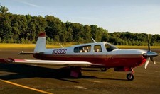 Mooney M20 M-20-R Ovation Bravo Desktop Wood Airplane New Model Small Scale 1/32 picture