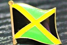 JAMAICA Jamaican Metal Flag Lapel Pin Badge *NEW*MIX & MATCH BUY 3 GET 2 FREE picture