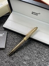 Montblanc Meisterstück classic luxury gold ballpoint pen with box picture