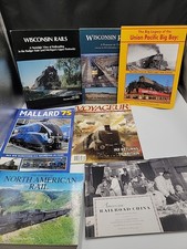 Railroad Books & Magazines Lot Big Boy Wisconsin Rails Mallard Train History picture