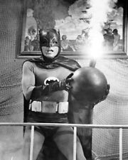 Batman TV Adam West holding explosive ball 24x36 inch poster picture