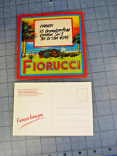 Vintage 1980s Fiorucci Advertising Flyer Card & Postcard London Rare picture
