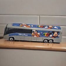 2012 Matchbox Disney Parks Motor Coach Bus Authentic Original Blue Silver picture