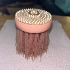 Antique Vintage Pink Round Clothes Brush Nice  picture