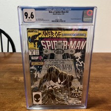 Web of Spider-Man 32 CGC 9.6 NM+ Marvel Comics WP 1987 Coffin Part 4 KEY WMC COA picture