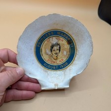 Princess Margaret 1958 Royal Visit Scallop Shell Dish Digby Nova Scotia picture
