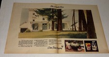 Vintage 1969 Deans Foods Vim Milk Country Charm Art Glass Dairy Print Ad Lark picture