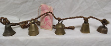 Bells of Sarna 5 different bell shapes & sounds Solid Brass handmade in India picture