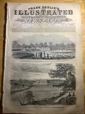 1865 FRANK LESLIE’S CIVIL WAR NEWSPAPER ~ GREAT CIVIL WAR CONTENT 🇺🇸 picture