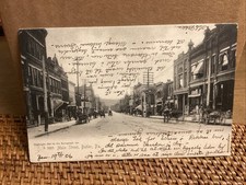 RARE 1995-1906 Main Street Butler Pennsylvania PA ~ Antique RPPC Postcard picture
