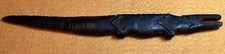 Philippines - Hand Carved - Alligator/Crocodile Wood Letter Opener picture