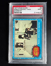 Topps 1977 Star Wars REBELS DEFEND THEIR STARSHIP #9 PSA 9  picture