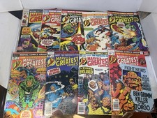 9 Vintage/bronze age Marvel comics the fantastic four, Marvel’s greatest comics  picture