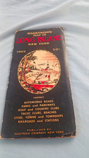 Vintage Hagstrom 1950 Long Island New York Fold-Out Road Map picture