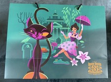 Disneyland CLUB 33 HAUNTED MANSION GIFT BAG w TISSUE & COASTERS picture