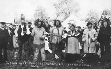 Indian War Dancers Walpole Island Algonac Michigan MI - Reprint picture