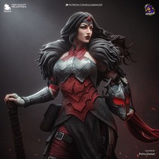 1:8 Absolute Wonder Woman DC Fan Art UNPAINTED Resin Garage Kit picture