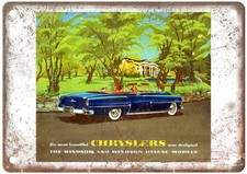 1953 Chrysler Windsor Vintage Auto Ad Retro Look Metal Sign AM5399 picture
