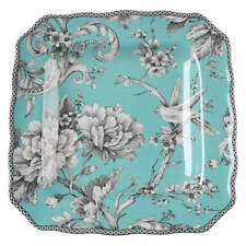 222 Fifth Adelaide Turquoise Square Salad Plate 9831783 picture