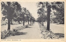 GA~GEORGIA~SAVANNAH~VICTORY DRIVE~C.1935 picture