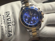 CLEARANCE MONTRES PRESTIGE X BY INVICTA BLUE FACE ROTATING BEZEL 42mm WATCH $249 picture