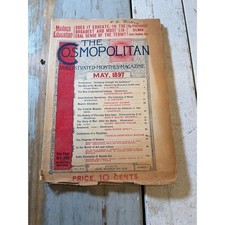 Antique Cosmopolitan Magazine May 1897 Civil War Photos Ivory Soap Advertisement picture