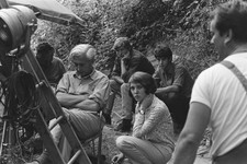 Robert Bresson Anne Wiazemsky film set Au hasard Balthazar August - Old Photo 3 picture