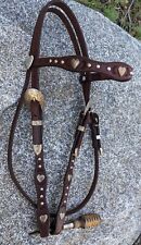Absolutely Stunning Windmill Browband With All Matching Vintage Sterling Overlay picture