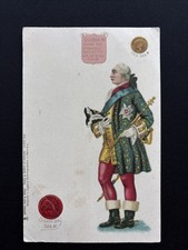 Antique Heraldic Postcard King George III Raphael Tuck Kings Queens 1900 picture