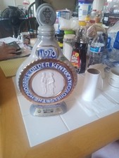 Ezra Brooks 1976 Honorable Order Kentucky Colonels Barbeque Decanter picture