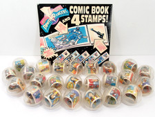 1994 Power Rangers Comic Book & 4 Stamps Gumball Machine Prizes Header Card RARE picture