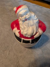 Vintage 1960s Gotham Industries Styrofoam Santa Claus Ice Bucket Christmas MCM picture