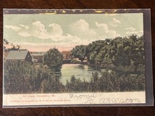 Mill Creek Thomaston ME Knox County Undivided Back Postcard Posted picture