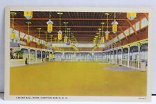Casino Ball Room, Hampton Beach, New Hampshire Linen Postcard picture