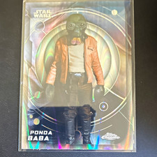 Topps Chrome Star Wars: A New Hope Ponda Baba Base Trading Card #108 picture