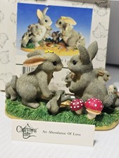 Fitz & Floyd 2002 Charming Tails AN ABUNDANCE OF LOVE 84/107 picture