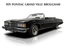 1975 Pontiac Grand Ville Brougham Convertible NEW METAL SIGN: 9x12 Ships Free picture