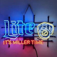 US STOCK Miller Lite Beer Milwaukee Brewers 24