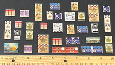 (SWEET) BIG LOT OF 30 MIXED BEER OLD MINI MAGNETS VTG REFRIGERATOR COLLECTION picture